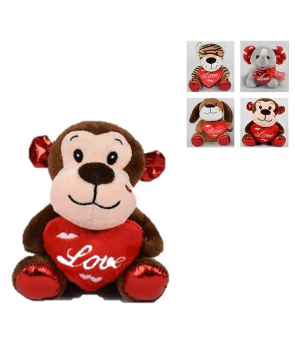 Animaletto Di Peluche 14Cm - Regalo Per San Valentino - Da Moreno