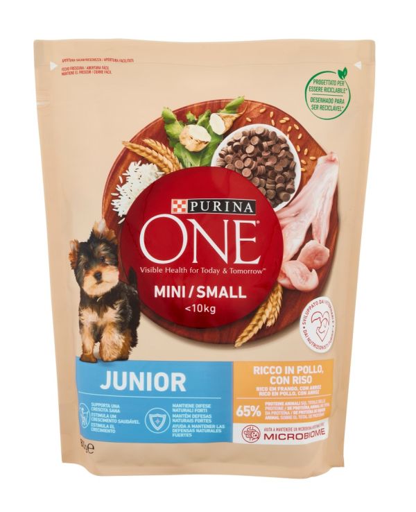 PURINA ONE Small Adult Croquettes Poulet Et Riz 800G