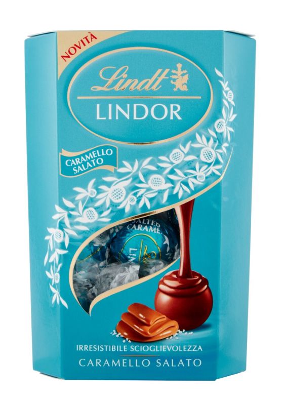 LINDT Lindor Cioccolatini Cioccolato Al Latte E Caramello 200G