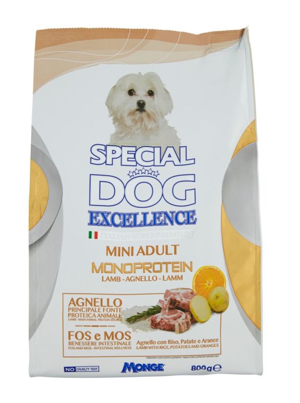 SPECIAL DOG Mini Adult Aliments Secs Monoprotein Agneau 800G