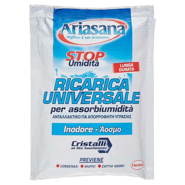 ARIASANA Ricarica Universale per Assorbiumidità Inodore 450 g - Da