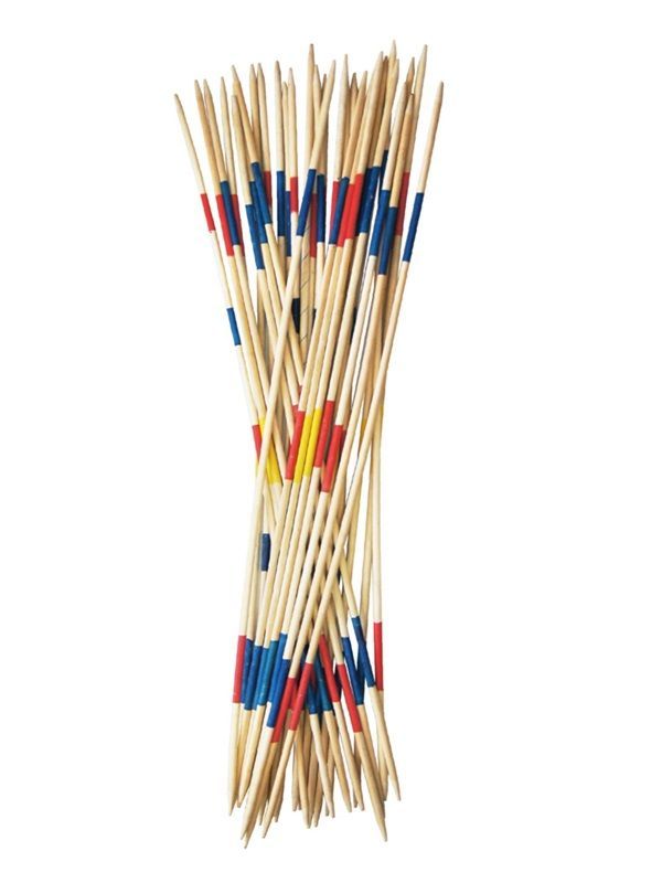 Jeu D'Enfants Mikado En Bois 41 Pièces