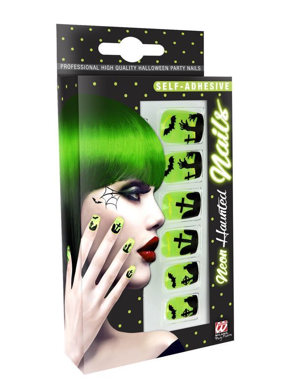 Set Ongles Esprits Fluorescents Autocollants