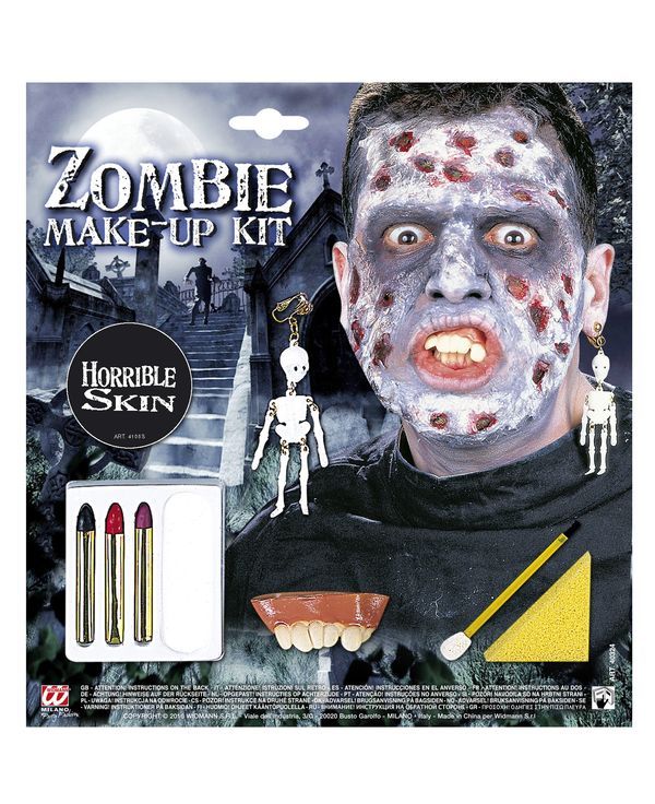 Set De Maquillage Zombie Peut Accessoires 