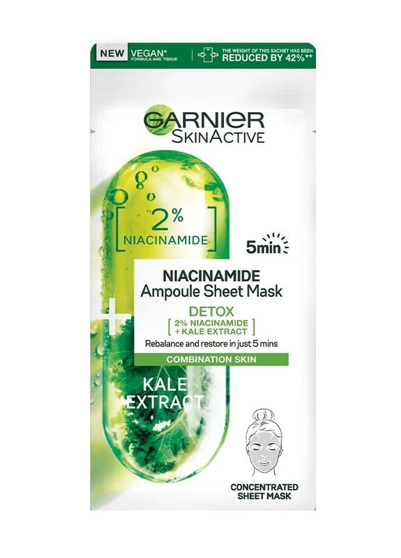 GARNIER Masque En Tissu Niacinamide Concentré 15G