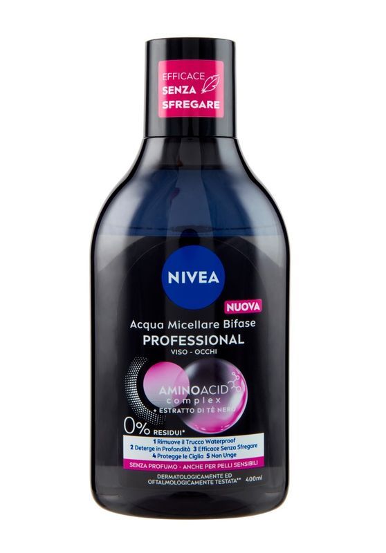 NIVEA Eau Micellaire Biphasique Pour Les Peaux Sensibles 400Ml