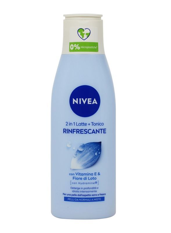 NIVEA Lait Nettoyant + Tonique Rafraîchissant 200Ml