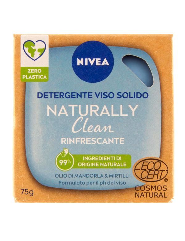 NIVEA Détergent Solide Clean Rafraîchissant 75G