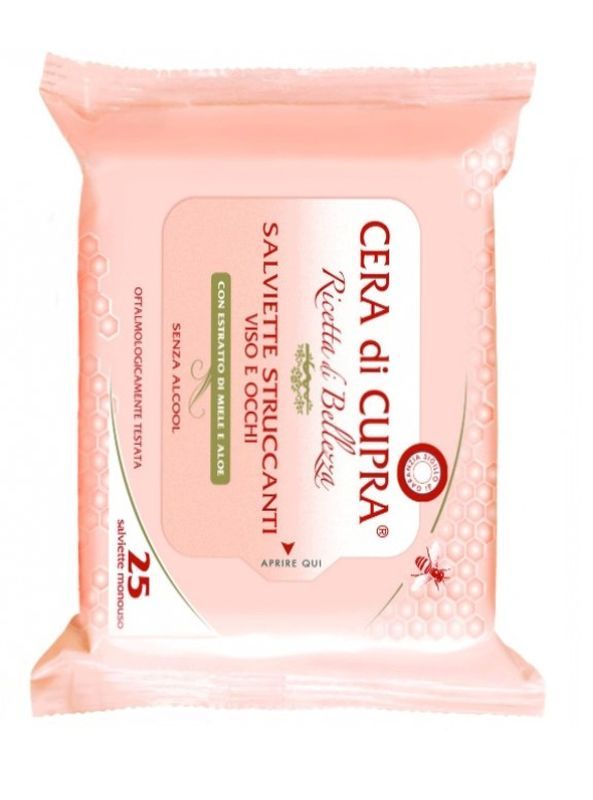 CERA DI CUPRA Lingettes Démaquillantes Pour Tous Types De Peau 