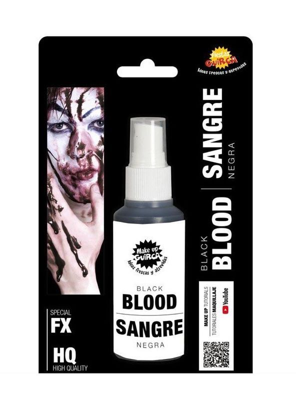 Accessoire D'Halloween Sang Noir   