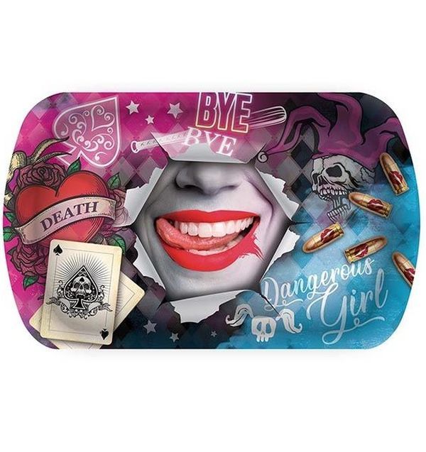 Party Halloween Harley Quinn Tablett  29X15Cm 