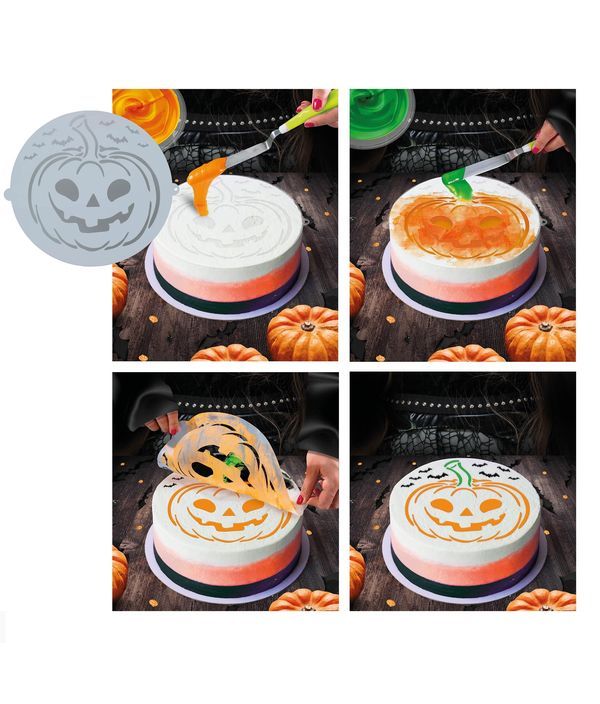 Party Halloween Pochoirs Pour Gâteaux À La Citrouille  25Cm 