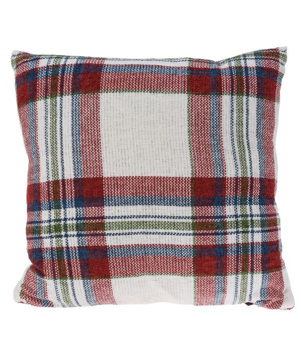 Accessoire De Noël Coussin En Tissu Écossais 45X45Cm 