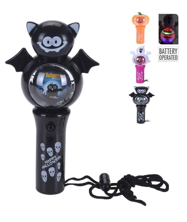 Déco Halloween Led-Spinner 12Cm - Sortiert