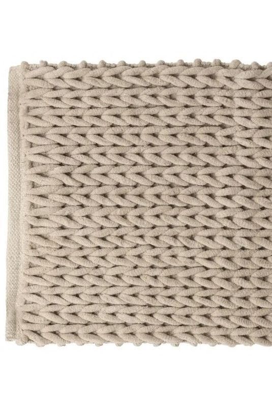 Tapis De Bain Doux Colourama Beige 50X75Cm