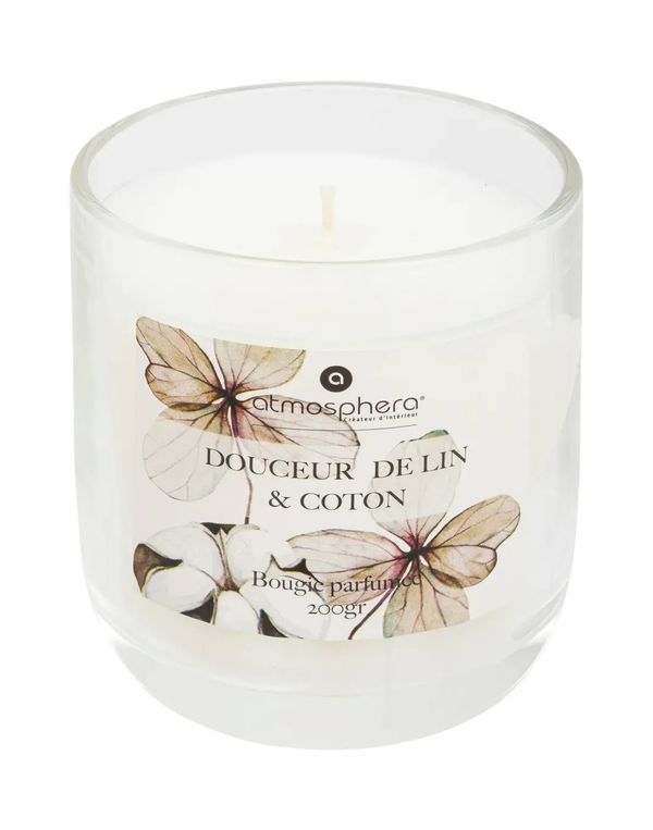 Bougie Parfumée Deco Oudy Fleurs De Coton 200G