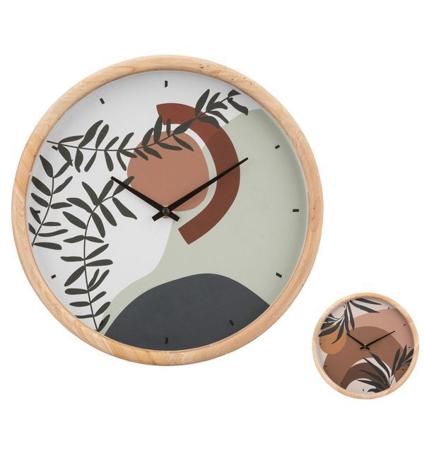 Horloge Murale En Bois Nila 30Cm - Assortis