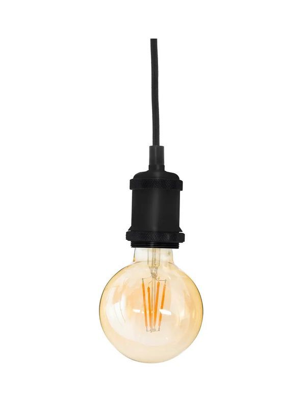 Lampe Suspendue Métal Noir 5X7Cm