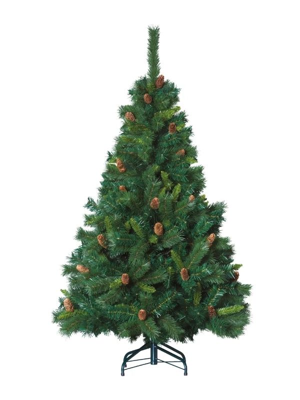 Albero Di Natale ROYAL MAJESTIC Verde Con Pigne