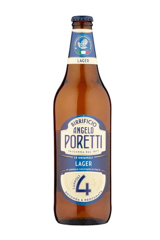 PORETTI Bière 4 Houblons Originaux 3X330Ml 5% Vol