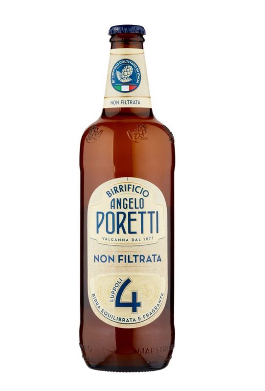 PORETTI Bière 4 Houblons Non Filtrés 3X330Ml 5% Vol