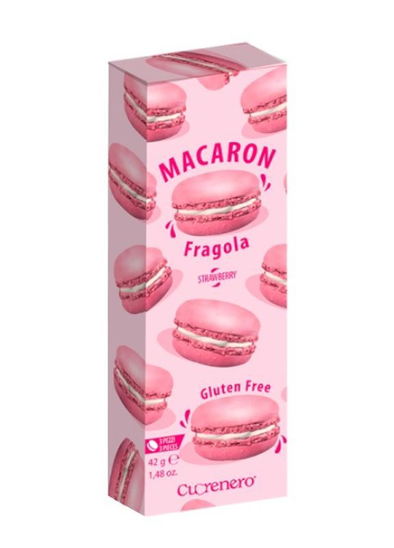 CUORENERO Macaron Fragola 42G