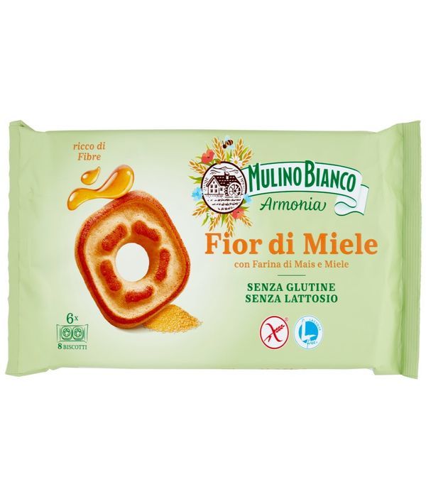 MULINO BIANCO Gluten Free Honig-Blumen-Kekse 250G