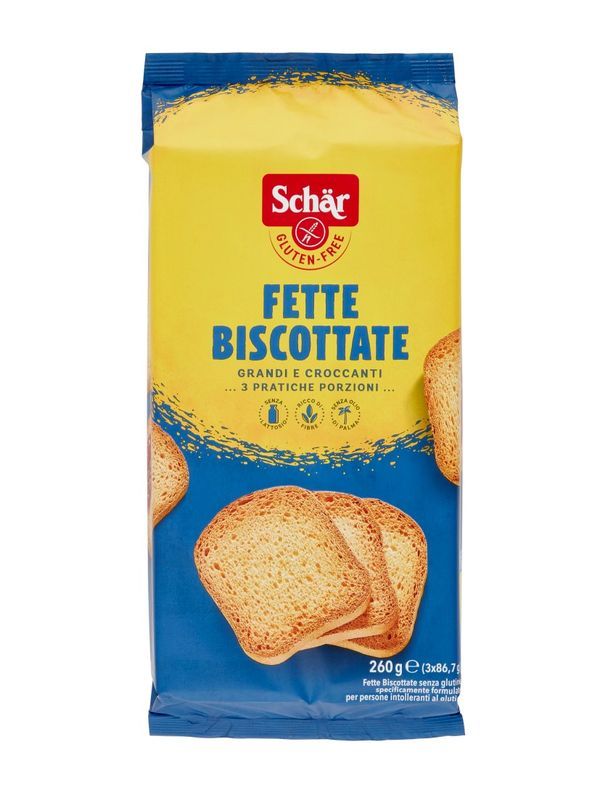 SCHAR Gluten Free Biscottes  260G