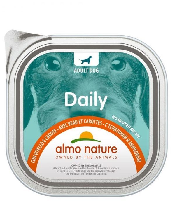 ALMO NATURE Dalily Patè Vitello E Carote 300G