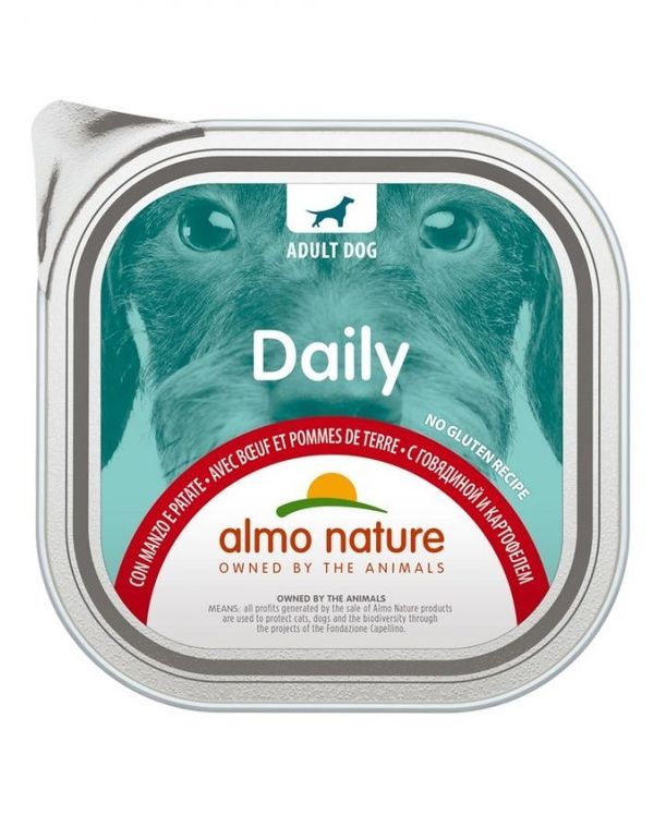 ALMO NATURE Dalily Patè Manzo E Patate 300G