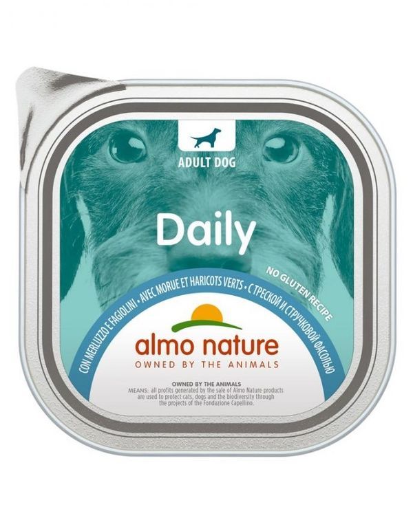 ALMO NATURE Dalily Patè Kabeljau Und Grüne Bohnen 100G