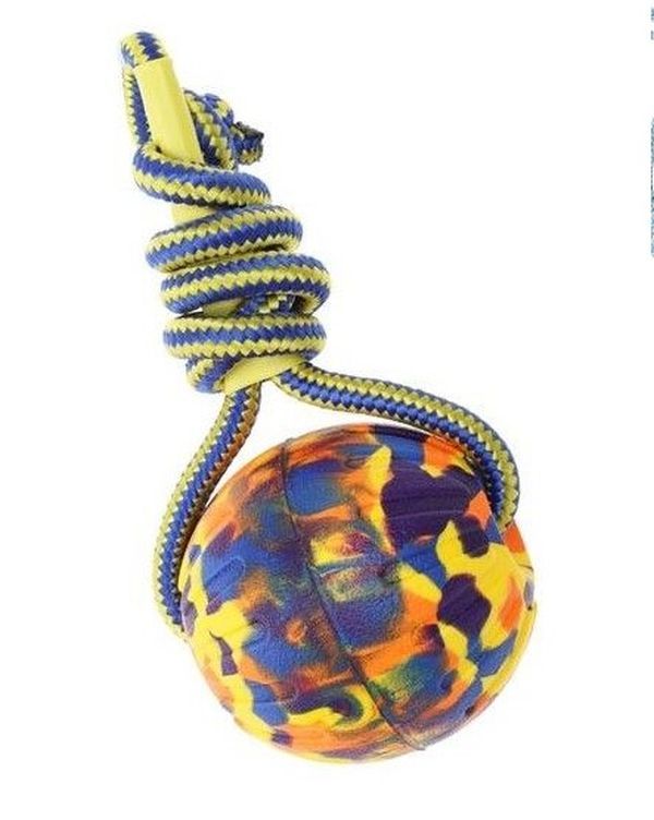 Hundespielzeug Ball Mit Schnur 18X7Cm