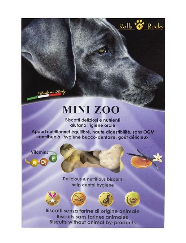 ROLLS ROCKY Hundekekse Mini Zoo 400G