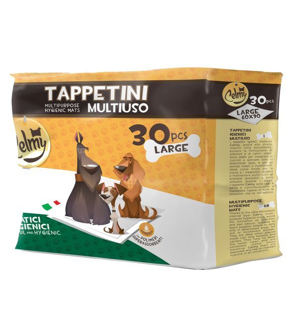 Tappetini Igienici Assorbenti 30 Pezzi 60X90Cm