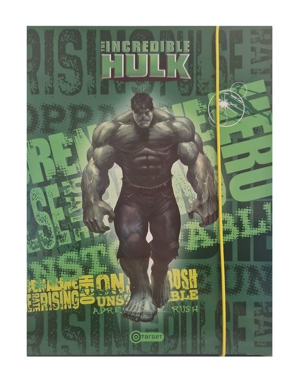 Cartellina Porta Documenti Con Elastico Hulk 