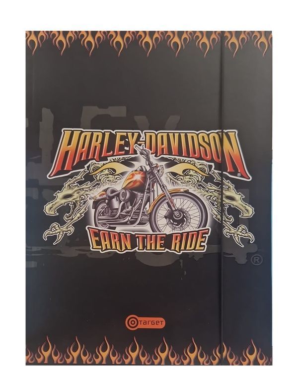 Porte-Documents Avec Élastique Harley-Devidson 