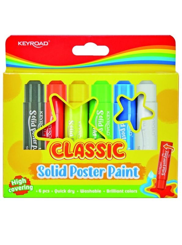 Massiv-Tempera-Marker Classic 6 Stücke 