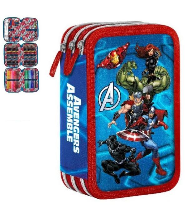 GIOTTO Avengers Boîte 3 Zips Avec Matériel 