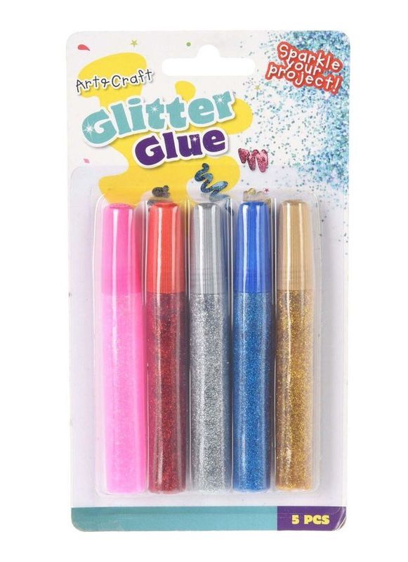 Colla Glitter 5 Pezzi 