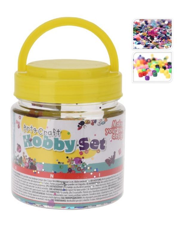 Hobby Set Dose Mit Perlen 100G - Sortiert