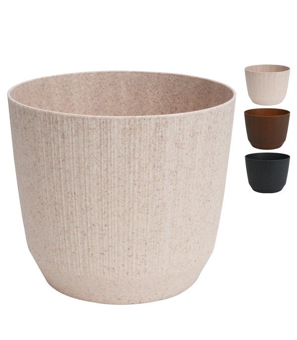 Vaso Giardino In Plastica 14X12Cm - Assortito