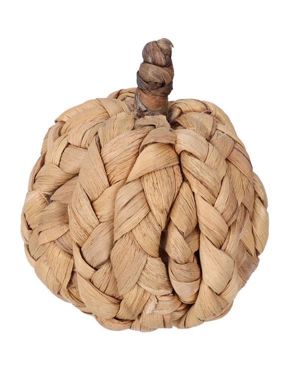 Déco Automne Citrouille Natural 7Cm - Assortis