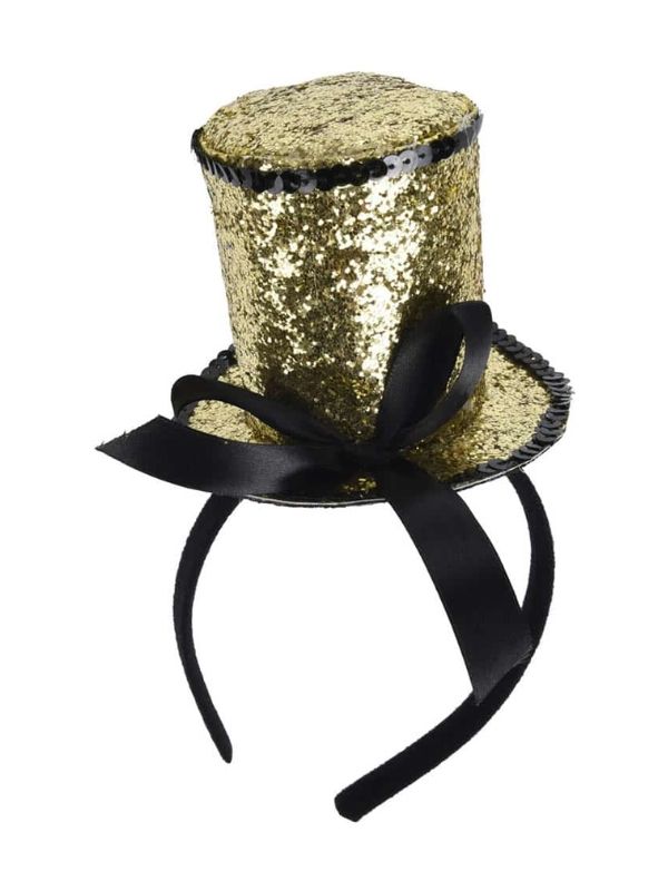 Accessoire Pour Le Nouvel An Avec Chapeau Doré 