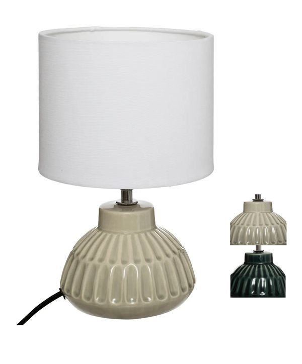 Lampe De Table En Céramique Deco Pati 28Cm - Assortis