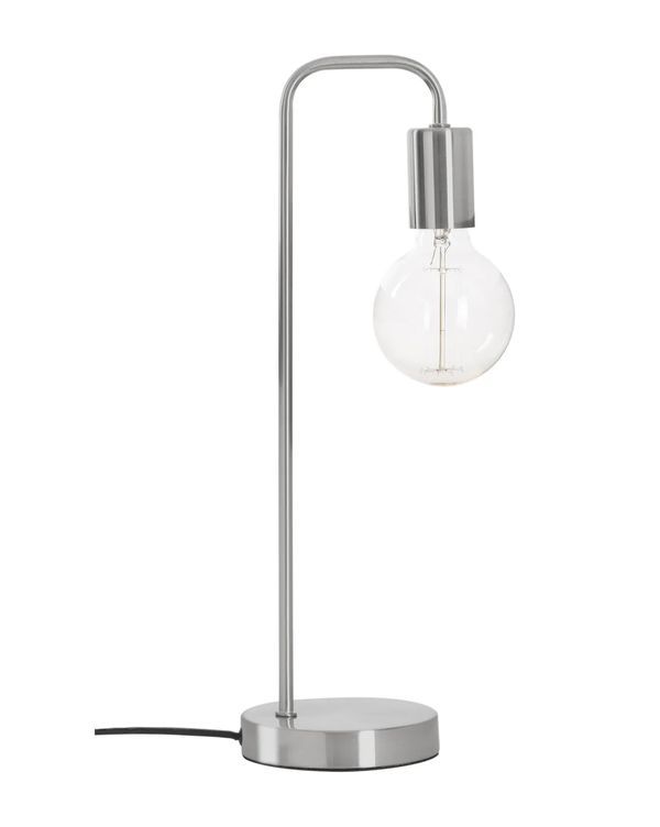 Lampe De Table Deco Argent Keli 46Cm