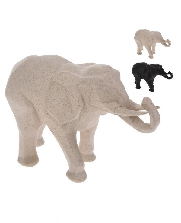 Elefante Deco In Resina 25X15Cm - Assortito