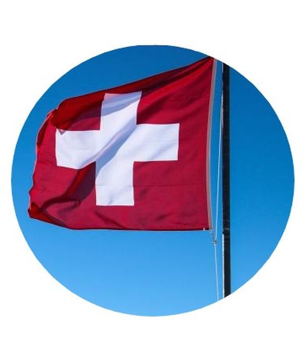 Drapeau De La Suisse Suspendu 60X90Cm