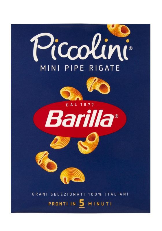 BARILLA Piccolini Pipe Rigate 500G