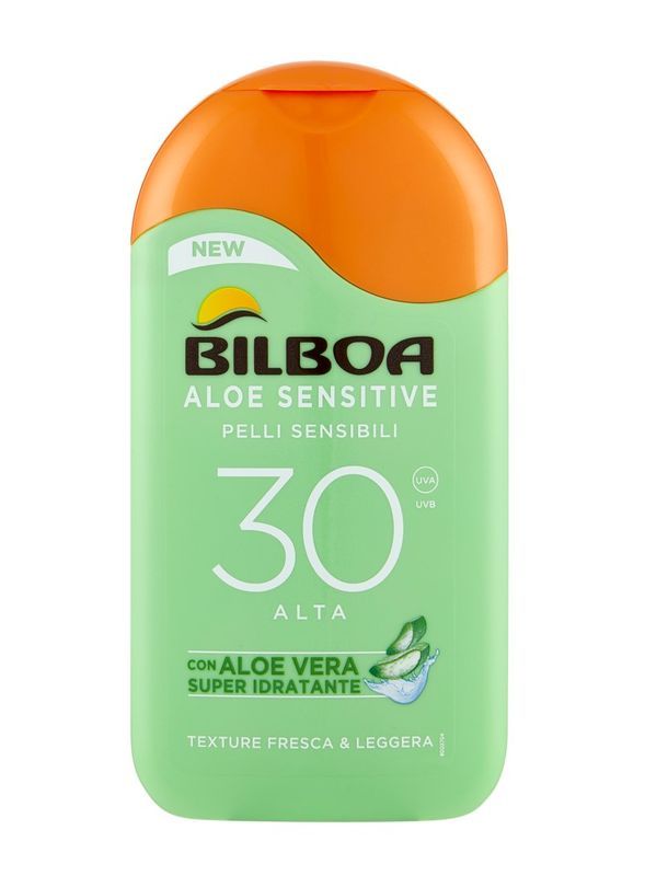 BILBOA Aloe Sensitive Lait Solaire Corps AP30 200Ml