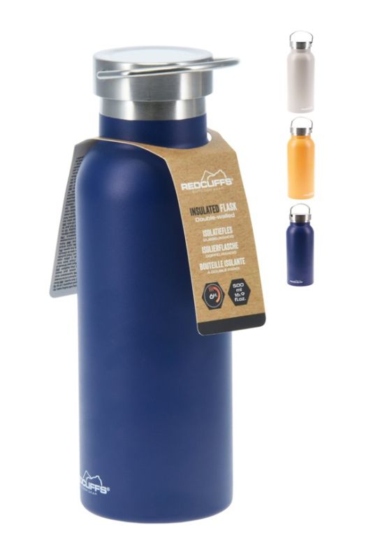 Campingzubehör Thermoflasche 500ml - sortiert